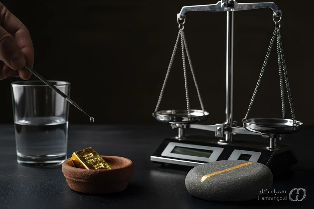 تصویر شاخص: تشخیص عیار طلا: ۱۲ روش خانگی و تخصصی